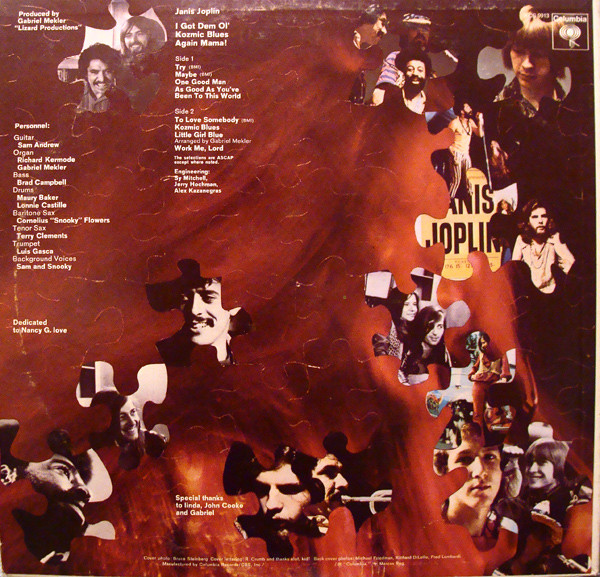 Janis Joplin - I Got Dem Ol' Kozmic Blues Again Mama! | Columbia (KCS 9913) - 2 Janis Joplin - I Got Dem Ol' Kozmic Blues Again Mama! | Columbia (KCS 9913) - 2