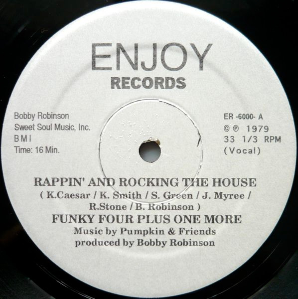 Funky 4 + 1 - Rappin' And Rocking The House | Enjoy Records (ER-6000) - main