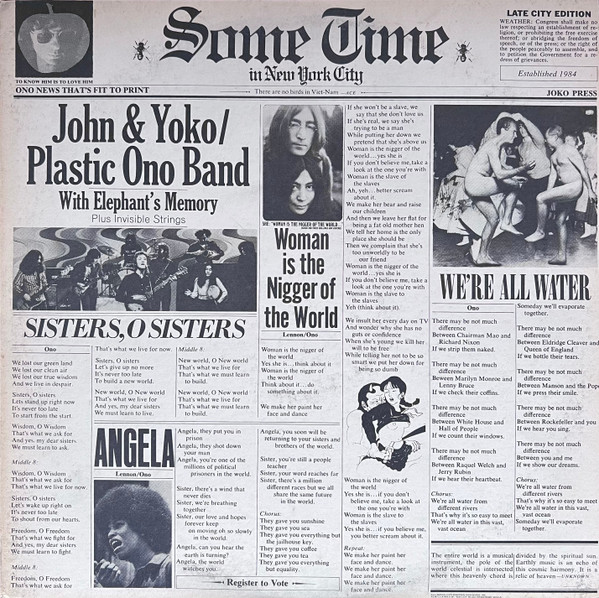 John Lennon & Yoko Ono / The Plastic Ono Band - Some Time In New York City | Apple Records (SVBB 3392) - main John Lennon & Yoko Ono / The Plastic Ono Band - Some Time In New York City | Apple Records (SVBB 3392) - main