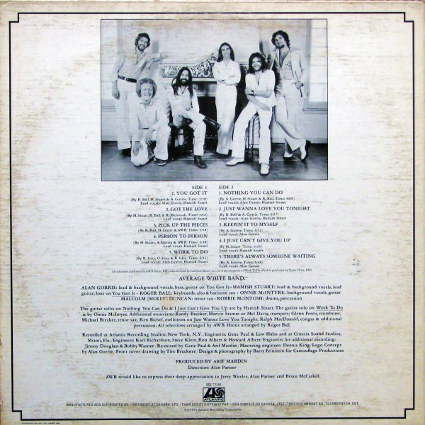 Average White Band - AWB | Atlantic (SD 7308) - 2