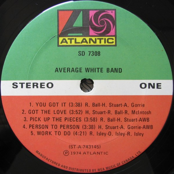 Average White Band - AWB | Atlantic (SD 7308) - 3