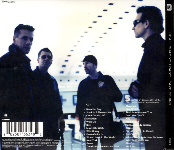U2 - All That You Can't Leave Behind | Island Records (0736348) - 2