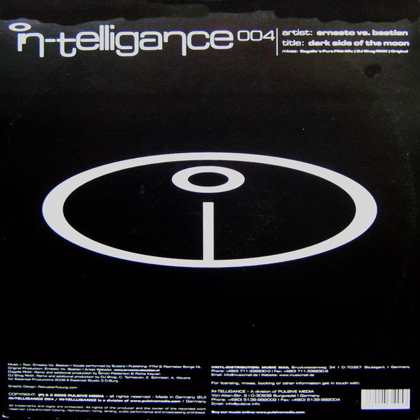 Ernesto Vs. Bastian - Dark Side Of The Moon | In-Telligance (IN-TELLIGANCE 004) - 2