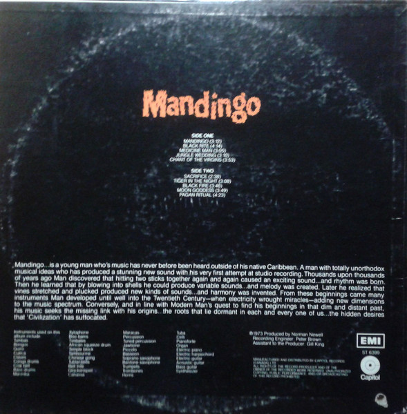Mandingo - The Primeval Rhythm Of Life | Capitol Records (ST 6399) - 2