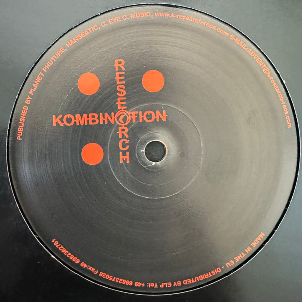 The Advent - Comply EP | Kombination Research (KR007) - 2