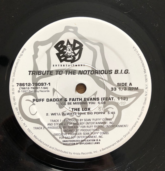 Various - Tribute To The Notorious B.I.G. | Bad Boy Entertainment (78612-79097-1) - 2