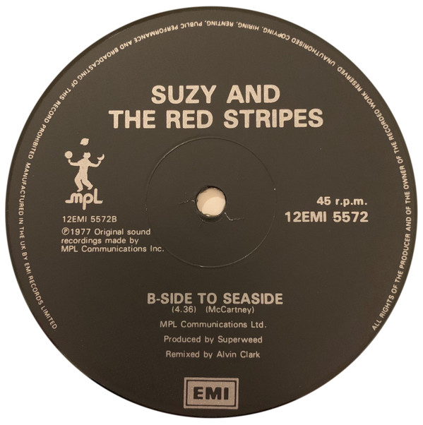 Suzy And The Red Stripes - Seaside Woman | MPL (12EMI 5572) - main