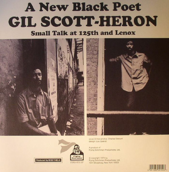 Gil Scott-Heron - Small Talk At 125th And Lenox | Original Sound Track Recordings (OST013LP) - 2 Gil Scott-Heron - Small Talk At 125th And Lenox | Original Sound Track Recordings (OST013LP) - 2