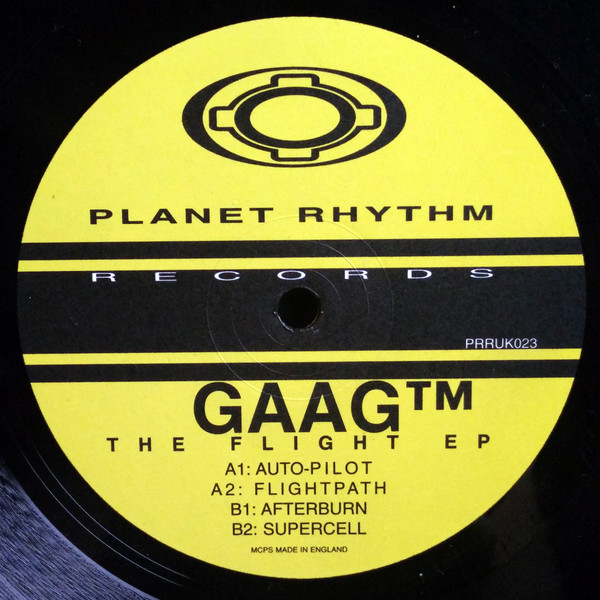 Gaag - The Flight EP | Planet Rhythm Records (PRRUK023)