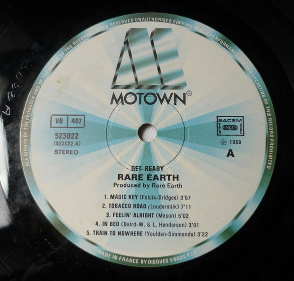 Rare Earth - Get Ready | Motown (523022) - 3 Rare Earth - Get Ready | Motown (523022) - 3