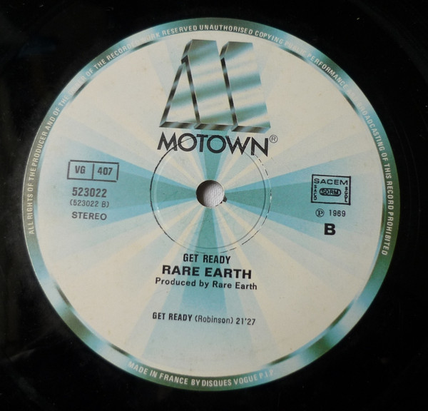 Rare Earth - Get Ready | Motown (523022) - 4 Rare Earth - Get Ready | Motown (523022) - 4