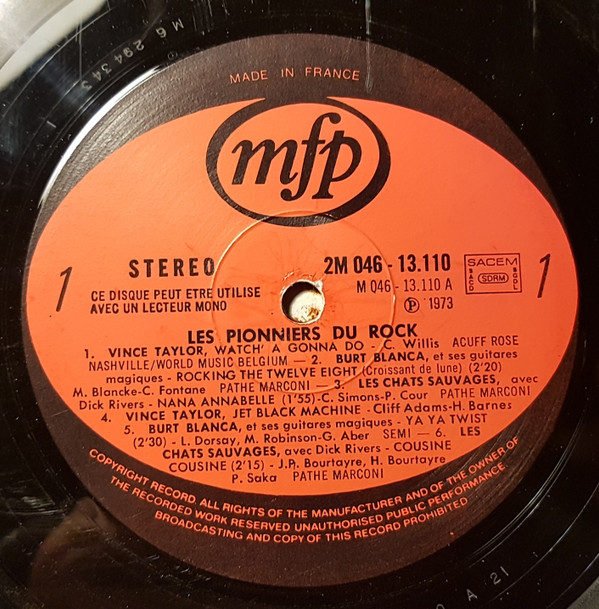 Various - Les Pionniers Du Rock | Music For Pleasure (2M 046-13.110) - 3 Various - Les Pionniers Du Rock | Music For Pleasure (2M 046-13.110) - 3