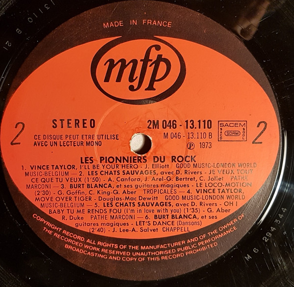 Various - Les Pionniers Du Rock | Music For Pleasure (2M 046-13.110) - 4 Various - Les Pionniers Du Rock | Music For Pleasure (2M 046-13.110) - 4
