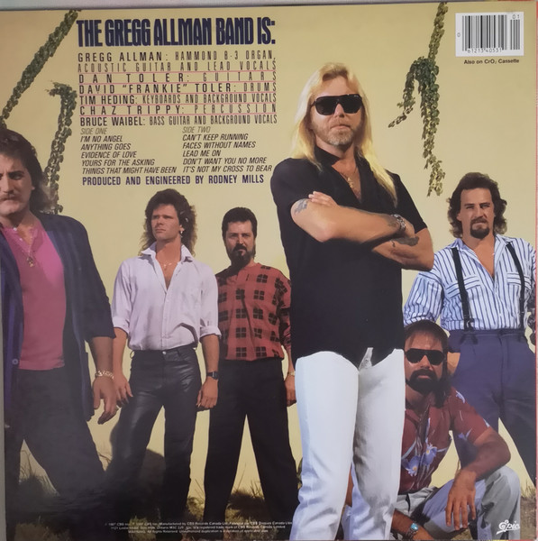 The Gregg Allman Band - I'm No Angel | Epic (FE 40531) - 2