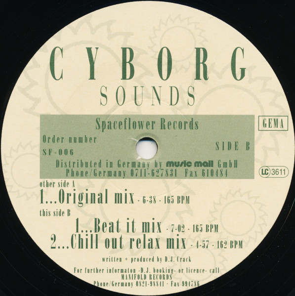 Cyborg - Sounds | Spaceflower Records (SF-006)