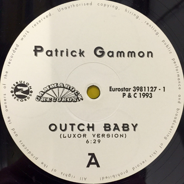 Patrick Gammon - Outch Baby | Eurostar (3981127-1)