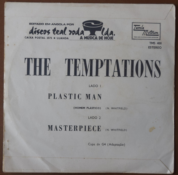 The Temptations - Plastic Man / Masterpiece | Tamla Motown (TMS 400) - 2
