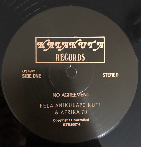 Fela Kuti And Africa 70 - No Agreement | Knitting Factory Records (KFR2007-1) - 3