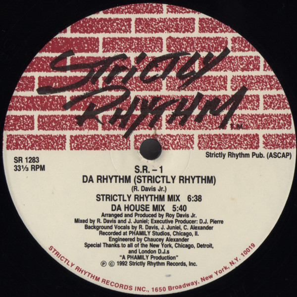 S.R.-1 - You Got The Love / Da Rhythm | Strictly Rhythm (SR 1283) - 2 S.R.-1 - You Got The Love / Da Rhythm | Strictly Rhythm (SR 1283) - 2