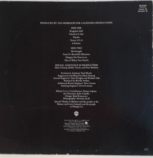 Van Morrison - Wavelength | Warner Bros. Records (WB 56 526) - 2 Van Morrison - Wavelength | Warner Bros. Records (WB 56 526) - 2