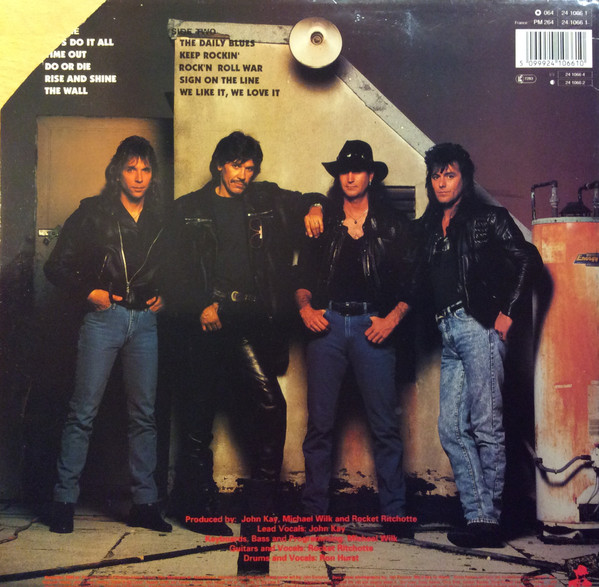 John Kay & Steppenwolf - Rise And Shine | I.R.S. Records (1C 064 -24 1066 1) - 2