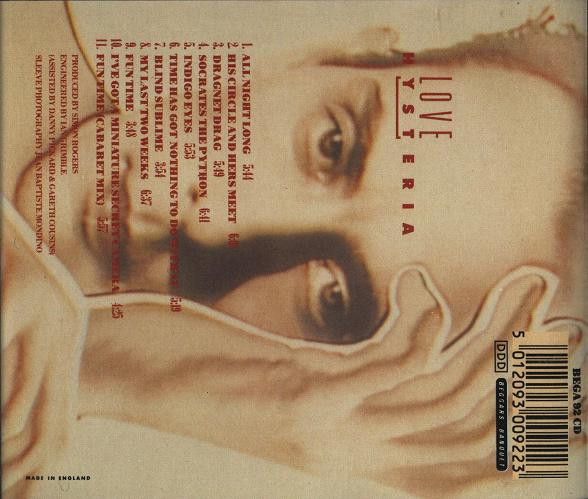 Peter Murphy - Love Hysteria | Beggars Banquet (BEGA 92 CD) - 2