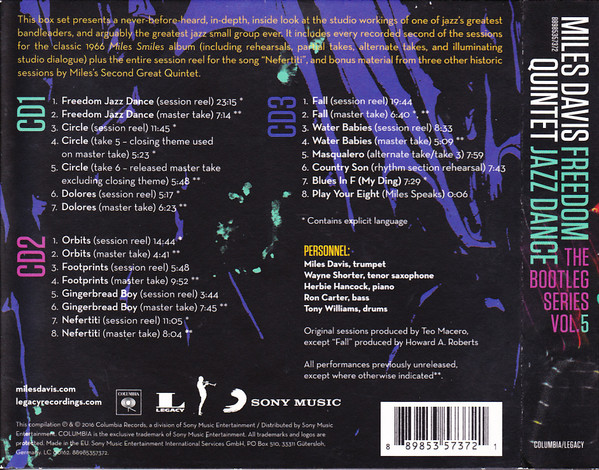 The Miles Davis Quintet - Freedom Jazz Dance (The Bootleg Series Vol. 5) | Columbia (88985357372) - 2 The Miles Davis Quintet - Freedom Jazz Dance (The Bootleg Series Vol. 5) | Columbia (88985357372) - 2