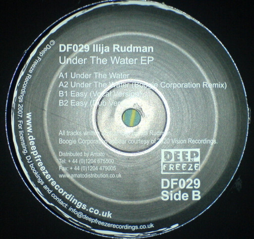 Ilija Rudman - Under The Water EP | Deep Freeze Recordings (DF029) - 2 Ilija Rudman - Under The Water EP | Deep Freeze Recordings (DF029) - 2
