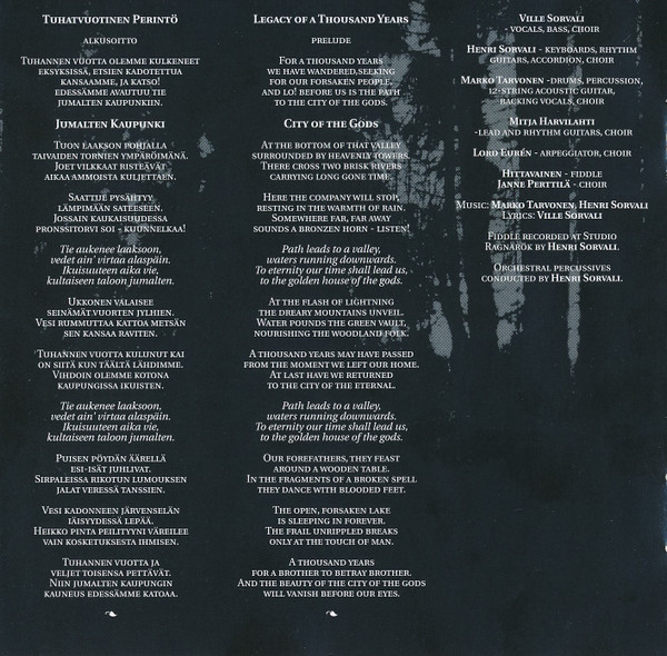 Moonsorrow - Kivenkantaja CD | Spikefarm Records (Naula 041) - 4