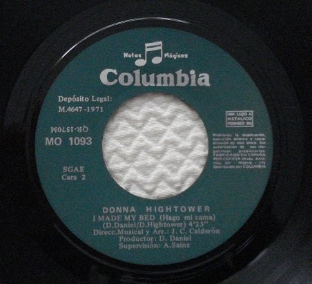 Donna Hightower - If You Hold My Hand | Columbia (MO 1093) - 4