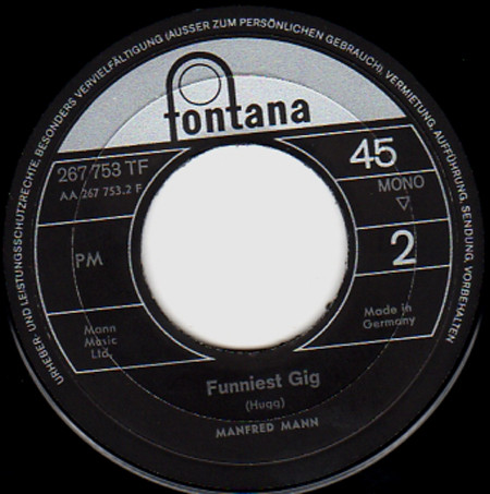 Manfred Mann - So Long, Dad | Fontana (267 753 TF) - 2