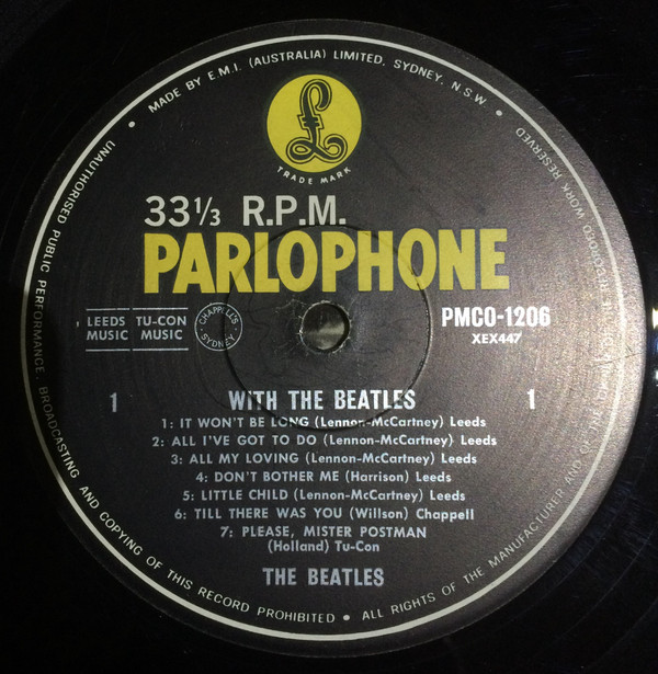 The Beatles - With The Beatles | Parlophone (PMCO 1206) - 3