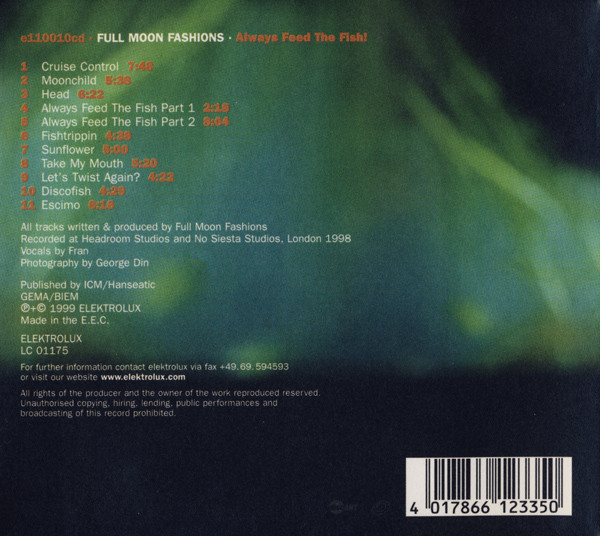 Full Moon Fashions - Always Feed The Fish! | Elektrolux (e110010cd) - 2 Full Moon Fashions - Always Feed The Fish! | Elektrolux (e110010cd) - 2