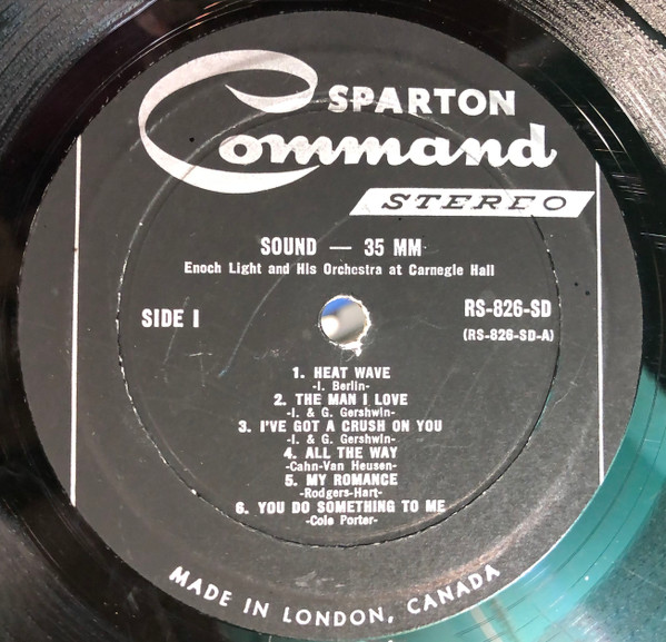 Enoch Light And His Orchestra - Stereo 35/MM | Sparton (RS-826-SD) - 4 Enoch Light And His Orchestra - Stereo 35/MM | Sparton (RS-826-SD) - 4
