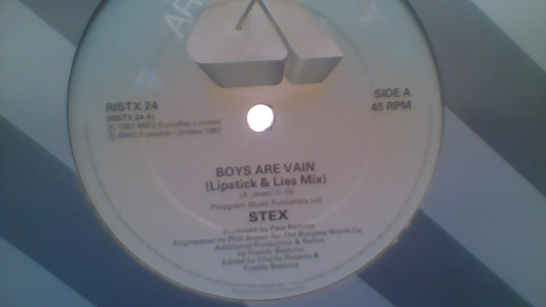 Stex - Boys Are Vain | Arista (RISTX 24) - main