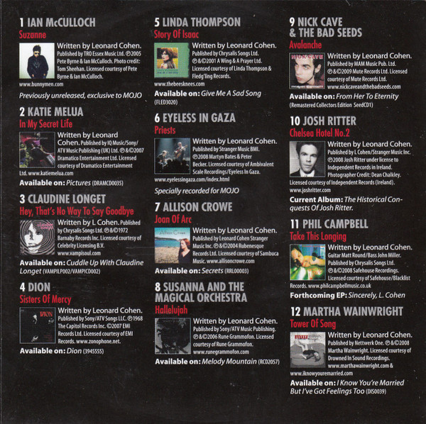 Various - Cohen Covered | Mojo Magazine (December 2008) - 3 Various - Cohen Covered | Mojo Magazine (December 2008) - 3