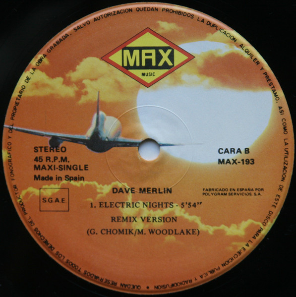 Dave Merlin - Electric Nights | Max Music (MAX 193) - 4