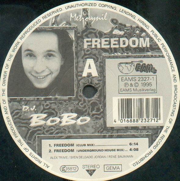 DJ BoBo - Freedom | EAMS (EAMS 2327-1) - 2