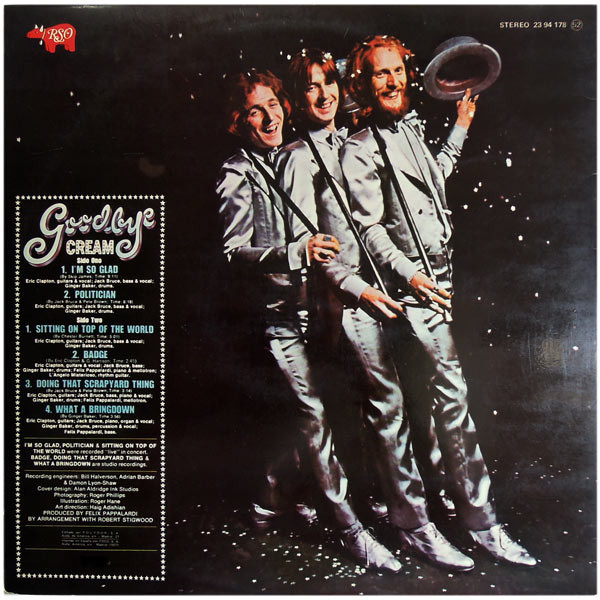 Cream - Goodbye | RSO (23 94 178) - 2