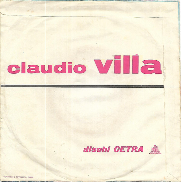 Claudio Villa - Amor, Mon Amour, My Love / La Bufera | Cetra (SP 1162) - 2