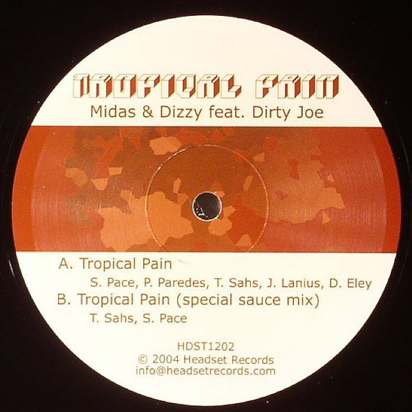 Midas & Dizzy Feat. Dirty Joe - Tropical Pain | HeadSet (HDST1202) - main