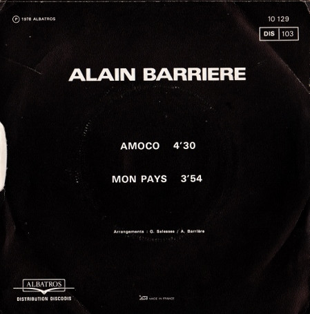 Alain Barrière - Amoco | Albatros (10 129) - 2