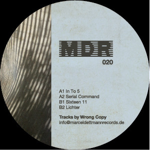 Wrong Copy - In To 5 | Marcel Dettmann Records (MDR 020)