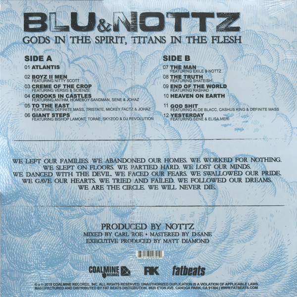 Blu & Nottz - Gods In The Spirit, Titans In The Flesh | Coalmine Records (CM-077) - 2 Blu & Nottz - Gods In The Spirit, Titans In The Flesh | Coalmine Records (CM-077) - 2