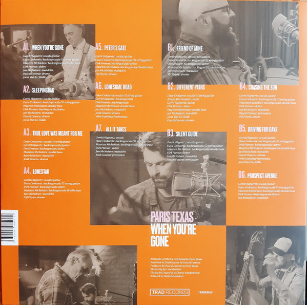 Paris Texas - When You're Gone | Trad Records (TRAD008LP) - 2