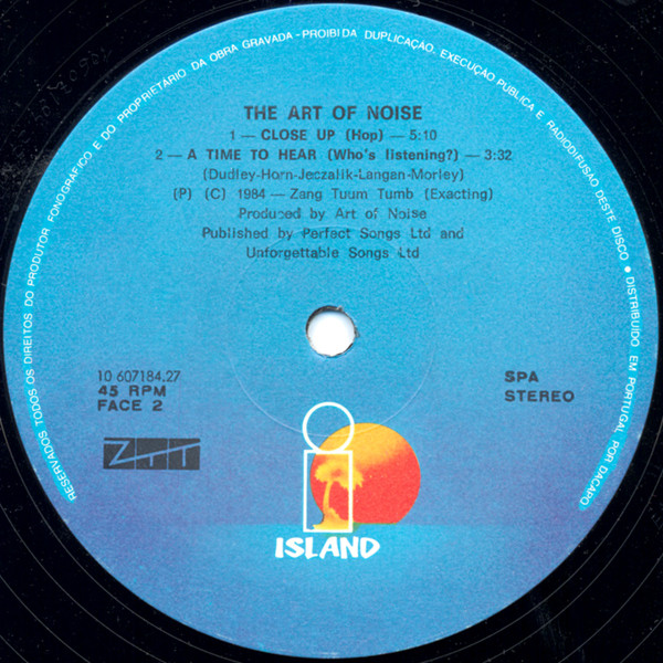 The Art Of Noise - Close-Up | Island Records (10.607184.27) - 4