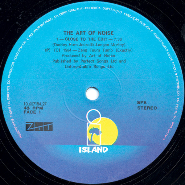 The Art Of Noise - Close-Up | Island Records (10.607184.27) - 3