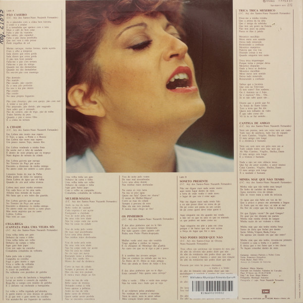 Maria Armanda - Pão Caseiro | EMI (1775331) - 2