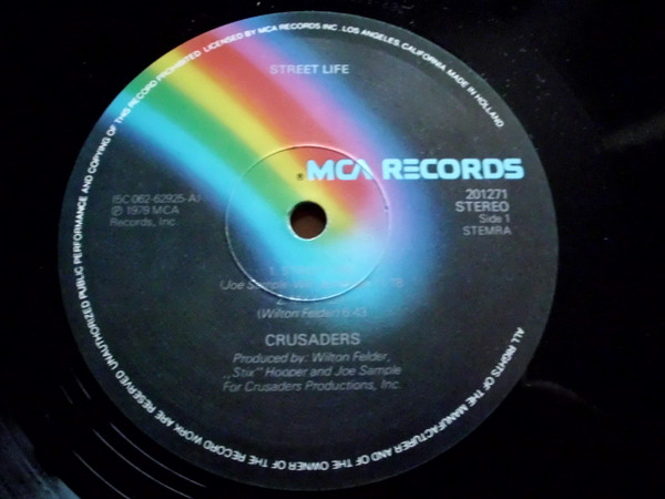 The Crusaders - Street Life | MCA Records (1A 062-62925) - 3 The Crusaders - Street Life | MCA Records (1A 062-62925) - 3