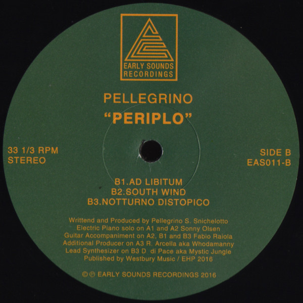 Pellegrino S. Snichelotto - Periplo | Early Sounds Recordings (EAS011) - 4 Pellegrino S. Snichelotto - Periplo | Early Sounds Recordings (EAS011) - 4